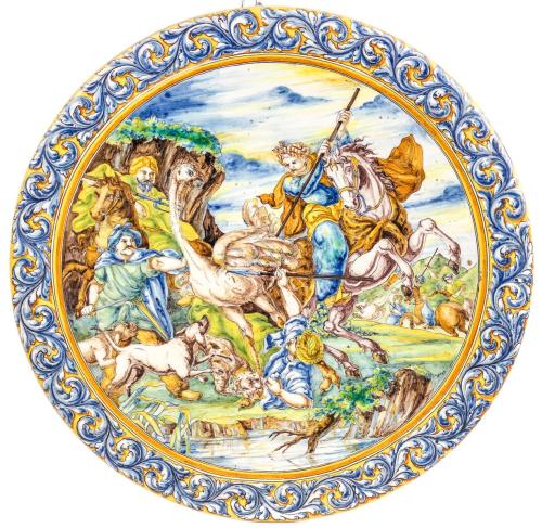 plato decorativo de ceramica de talavera de la reina plato decorativo de ceramica de