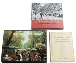 295  -  TRES LIBROS SOBRE BARCELONA