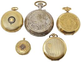 104  -  COLECCIÓN DE CINCO RELOJES DE BOLSILLO, DEL S.XIX-XX