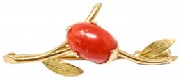 84  -  BROCHE CON CORAL