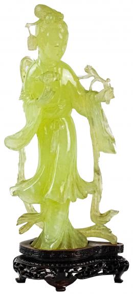 473  -  FIGURA EN JADE "GEISHA"