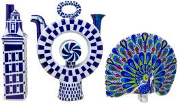 508  -  TRES OBJETOS DE PORCELANA SARGADELOS