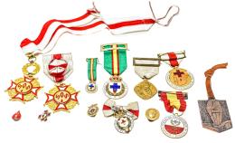 447  -  LOTE DE MEDALLAS E INSIGNIAS DEL S.XX