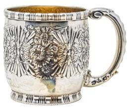 890  -  TAZA INGLESA DE PLATA DE LA PRIMERA MITAD DE SIGLO XX