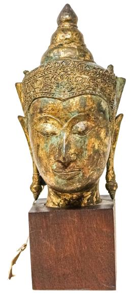 460  -  BUSTO DE BUDA EN BRONCE