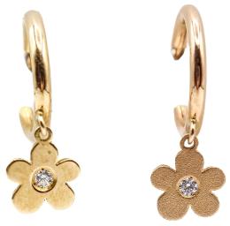 130  -  PENDIENTES ARGOLLAS CON BRILLANTE