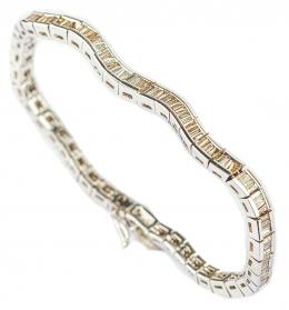 306  -  PULSERA RIVIERE CON DIAMANTES 