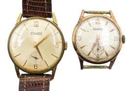 196  -  DOS RELOJES DUWARD DE MEDIADOS S.XX