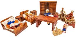 273  -  CONJUNTO DE MUEBLES DE JUGUETE DE LOS AÑOS 50