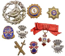 453  -  COLECCIÓN DE INSIGNIAS, MEDALLAS Y BROCHES