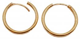 164  -  PENDIENTES ARGOLLAS DE ORO