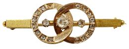 79  -  BROCHE CON DIAMANTES DEL S.XIX