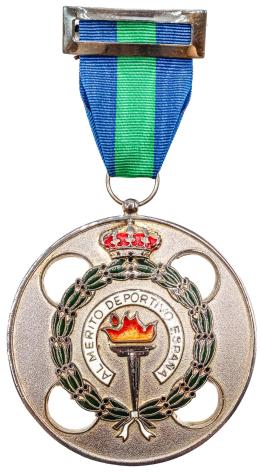 431  -  MEDALLA DE PLATA AL MÉRITO DEPORTIVO, DE MEDIADOS S.XX