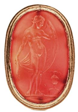 222  -  SELLO INTAGLIO VICTORIANO DEL S.XIX