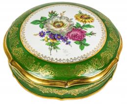 488  -  CAJA JOYERO EN PORCELANA DE LIMOGES DE MEDIADOS S.XX