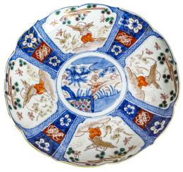 504  -  PLATO JAPONÉS EN PORCELANA IMARI DEL S.XIX