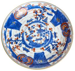 503  -  PLATO CHINO EN PORCELANA DEL CIRCA 1800