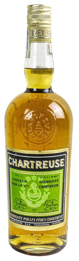 1000  -  BOTELLA DE CHARTREUSE ETIQUETA VERDE