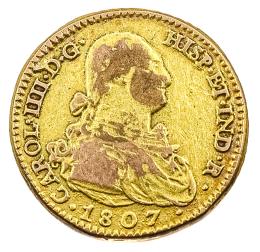 454  -  MONEDA DE ORO DE 1807