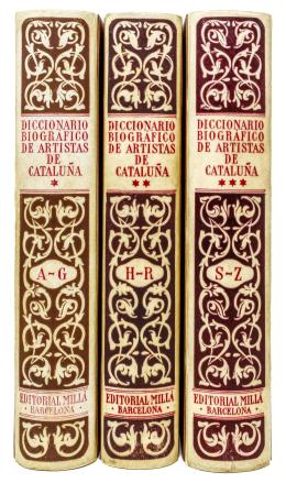 297  -  "DICCIONARIO BIOGRÁFICO DE ARTISTAS DE CATALUÑA (RÀFOLS)"