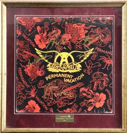 914  -  DISCO AEROSMITH "PERMANENT VACATION" ENMARCADO Y CERTIFICADO