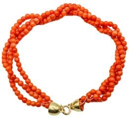 284  -  PULSERA DE CORAL DE MEDIADOS DEL S.XX