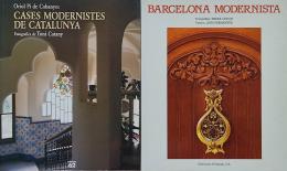 417  -  DOS LIBROS SOBRE ARQUITECTURA MODERNISTA CATALANA