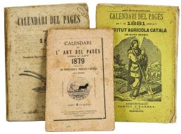 370  -  "CALENDARI DEL PAIGÉS, 1857, 1879, 1881"