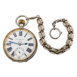 315  -  RELOJ DE BOLSILLO JOHN POUND & Co, DE PPS. DEL S.XX