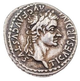 595  -  IMPERIO ROMANO. TIBERIO. DENARIO DE PLATA, AÑO 14-37 D.C.