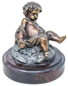 991  -  FIGURA EN BRONCE DE MEDIADOS DEL S.XX