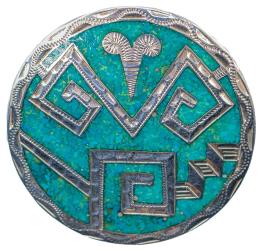 144  -  COLGANTE BROCHE MEXICANO