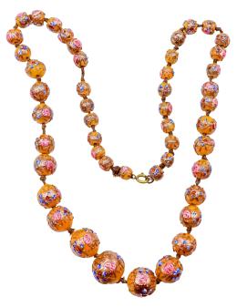 166  -  COLLAR DE MURANO DE PPS. DEL S.XX