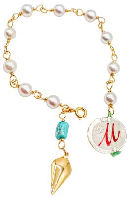 262  -  PULSERA DE ORO PARA NIÑA