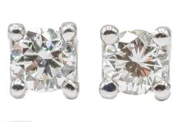 231  -  PENDIENTES DORMILONAS CON BRILLANTES