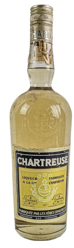 1313  -  BOTELLA DE CHARTREUSE ETIQUETA AMARILLA