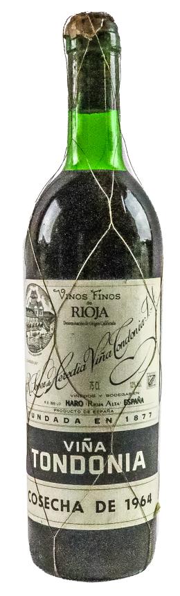 1130  -  BOTELLA VIÑA TONDONIA 1964