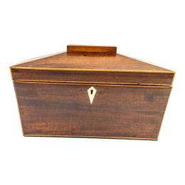 1031  -  CAJA DE TÉ VICTORIANA DEL SEGUNDO TERCIO DEL S.XIX