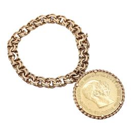 156  -  PULSERA CON MONEDA