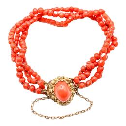 158  -  PULSERA DE CORAL DEL S.XIX