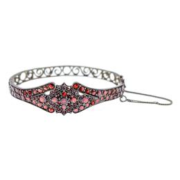 166  -  PULSERA ESCLAVA CON GRANATES