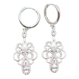 137  -  PENDIENTES LARGOS CON CIRCONITAS