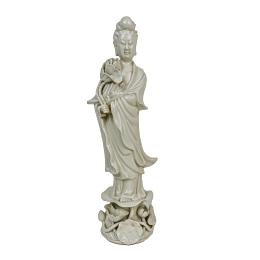 417  -  DIOSA GUANYIN DE ESCUELA CHINA, PRIMERA MITAD DEL S.XX 