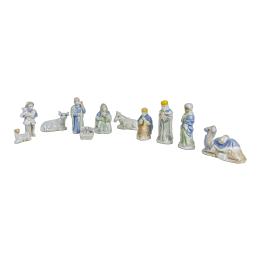 513  -  CONJUNTO DE FIGURAS DE PESEBRE DEL ÚLTIMO CUARTO DEL S.XX