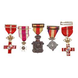 376  -  COLECCIÓN DE MEDALLAS DE PPS. DEL S.XX