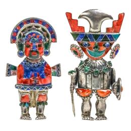 739  -  DOS FIGURITAS MEXICANAS DE LOS AÑOS 70