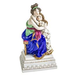 467  -  FIGURA PORCELANA DE SCHEIBE-ALSBACH DE MEDIADOS S.XX