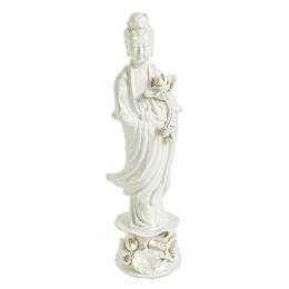 410  -  FIGURA CHINA PORCELANA BLANCA, MED. S.XIX