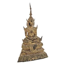 411  -  FIGURA DE BUDA TAILANDÉS RATTANAKOSIN DE FINALES DE S. XIX