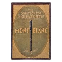 232  -  CARTEL MONTBLANC PRINCIPIOS SILGO XX